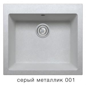 8318 Мойка Tolero R-111 №001 (Серый Металлик)